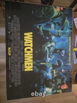 Watchmen (2009) UK quad poster ORIGINAL D/S Full Size DC Comics