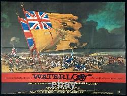 Waterloo ORIGINAL Quad Movie Poster Orson Welles Fratini Artwork 1970