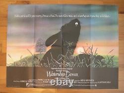 Watership Down 1978 Original UK Quad Movie Poster Richard Adams Art Garfunkel