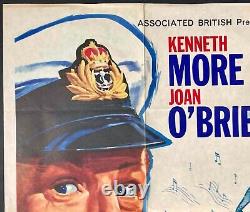 We Joined the Navy ORIGINAL Quad Movie Poster Kenneth More Tom Chantrell 1962