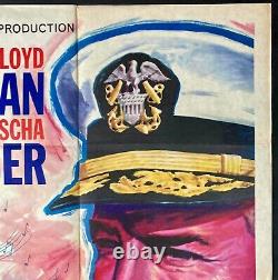 We Joined the Navy ORIGINAL Quad Movie Poster Kenneth More Tom Chantrell 1962