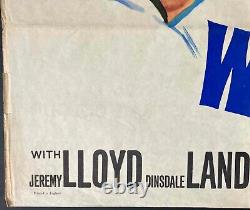 We Joined the Navy ORIGINAL Quad Movie Poster Kenneth More Tom Chantrell 1962