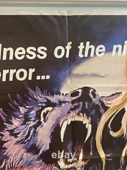 Werewolf Woman Original UK British Quad Film Poster (1976) X Cert Rare