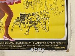 West Side Story Original 1968 Re Release Movie Quad Poster Natalie Wood