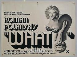 What 1972 Original UK Quad Roman Polanski Film Comedy Poster