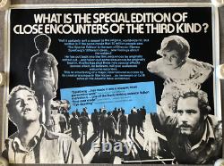 What Is Special Edition Of Close Encounters Uk Quad Rolled Cinema Film Poster