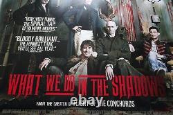 What We Do In The Shadows Poster Cinema Quad Taika Waititi Jermaine Clement 2014