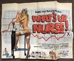 What's Up Nurse 1977 Original British Quad Poster Near Mint