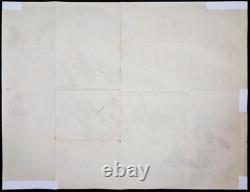 White Feather ORIGINAL Quad Movie Cinema Poster Robert Wagner Hinchliff Art 1955