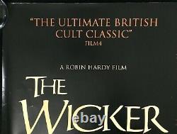 Wicker Man 40'th Anniversary ORIGINAL Quad Movie Poster Christopher Lee 2013