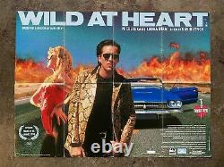 Wild at Heart, 1990 Quad Movie Poster David Lynch Nic Cage