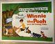 Winnie The Pooh Original Uk Film Poster Linen Backed 1966 Disney Quad Withcert