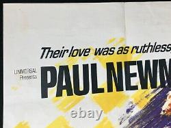 Winning ORIGINAL Quad Movie Poster Paul Newman 1969