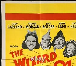 Wizard of Oz Tom Thumb ORIGINAL Quad Movie Poster Judy Garland RERELEASE
