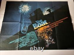Wolfgang Petersen's The Boat (das Boot) (1981) Rare Orig. Uk Quad Poster