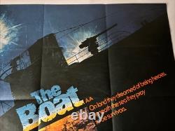 Wolfgang Petersen's The Boat (das Boot) (1981) Rare Orig. Uk Quad Poster