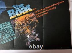 Wolfgang Petersen's The Boat (das Boot) (1981) Rare Orig. Uk Quad Poster