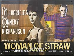 Woman Of Straw (1964) Original vintage UK quad movie poster