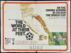 World At Their Feet Original Quad Movie Poster Fifa World Cup 1970