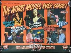 Worst Movies Ever Made Original Quad Movie Poster Ed Wood Film Festival