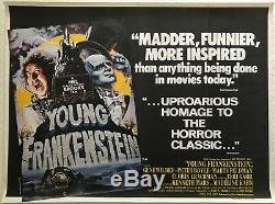 Young Frankenstein Original Movie Quad Poster 1974 Mel Brooks John Alvin Artwork