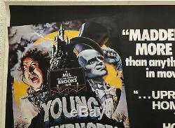 Young Frankenstein Original Movie Quad Poster 1974 Mel Brooks John Alvin Artwork