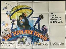 Zero Population Growth ORIGINAL Quad Movie Poster Geraldine Chaplin Oliver Reed