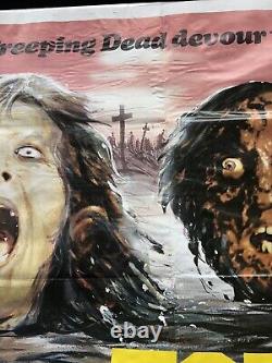 Zombie Creeping Flesh Original UK Quad Cinema Movie Poster DPP Pre Cert Int