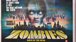 Zombies Dawn of the Dead Original UK Quad Poster
