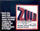 Zulu (1970r) Original Vintage Uk Quad Movie Poster