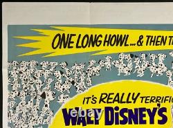 101 Dalmatiens / Montez un cheval en direction du nord Affiche originale de film Disney format quad