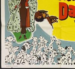 101 Dalmatiens / Montez un cheval en direction du nord Affiche originale de film Disney format quad