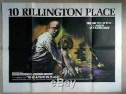10 Rillington Place Originale 1971 Affiche Du Film Au Royaume-uni Quad