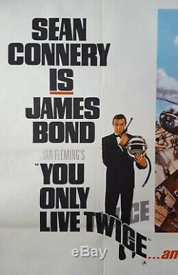 1967 Vous Vivez Deux Fois Seulement Britannique Affiche Du Film Quad (style A) James Bond Originale