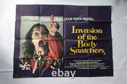 1978 Invasion of the Body Snatchers Donald Sutherland Affiche de film UK Quad