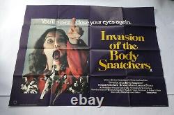 1978 Invasion of the Body Snatchers Donald Sutherland Affiche de film UK Quad