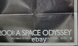 2001 A Space Odyssey R1970 Orig 27x41 Style D Affiche De Cinéma Keir Dullea Sci-fi