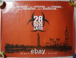 28 jours plus tard (2002) Affiche du cinéma Quad 30x40