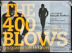 400 Coups Affiche Originale du Film Quad BFI Rerelease 2009 François Truffaut