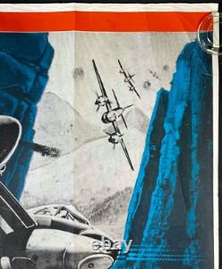 633 Squadron Affiche de Film Originale Quad Cinéma Cliff Robertson 1964