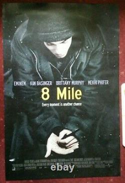 8 Mille Eminem Original Cinema Movie Tapis De Sol Lino Poster Promotion 75x50