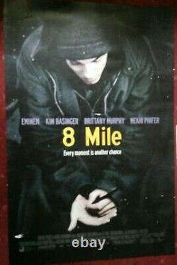 8 Mille Eminem Original Cinema Movie Tapis De Sol Lino Poster Promotion 75x50