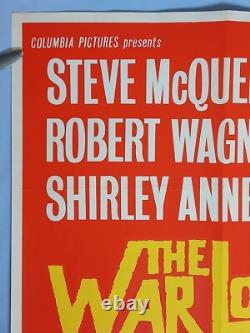 AMANT DE GUERRE (1962) rare affiche originale britannique au format quad Steve McQueen, Robert Wagner