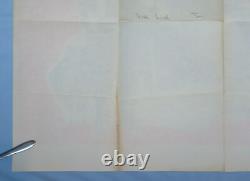 AMANT DE GUERRE (1962) rare affiche originale britannique au format quad Steve McQueen, Robert Wagner