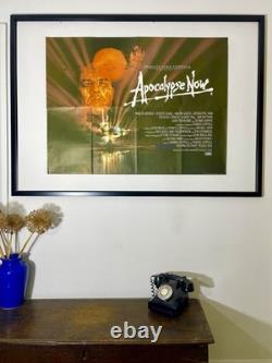 APOCALYPSE NOW Affiche de Film Vintage Originale 1979 UK Quad Coppola Brando Sheen