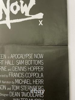 APOCALYPSE NOW Affiche de Film Vintage Originale 1979 UK Quad Coppola Brando Sheen