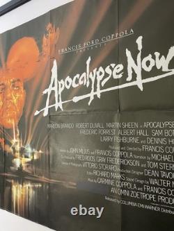 APOCALYPSE NOW Affiche de Film Vintage Originale 1979 UK Quad Coppola Brando Sheen