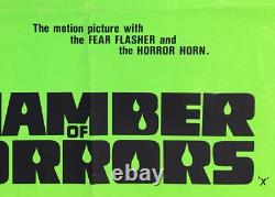 À bientôt en enfer, chérie - Chambre des horreurs - Affiche de film originale Quad 1966