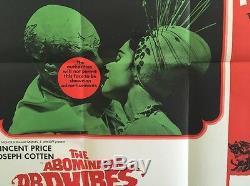 Abominable Dr Phibes Le The Incredible 2 Headed Uk Transplant Quad Poster