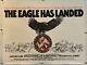 Affiche British Quad Du Film The Eagle Has Landed 1976 Doublée En Lin.